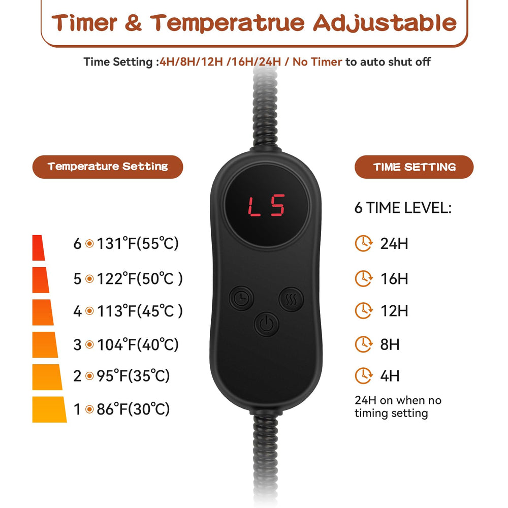 AFDUV cobija-calor-mascotas-exterior funda lavable y resistente.