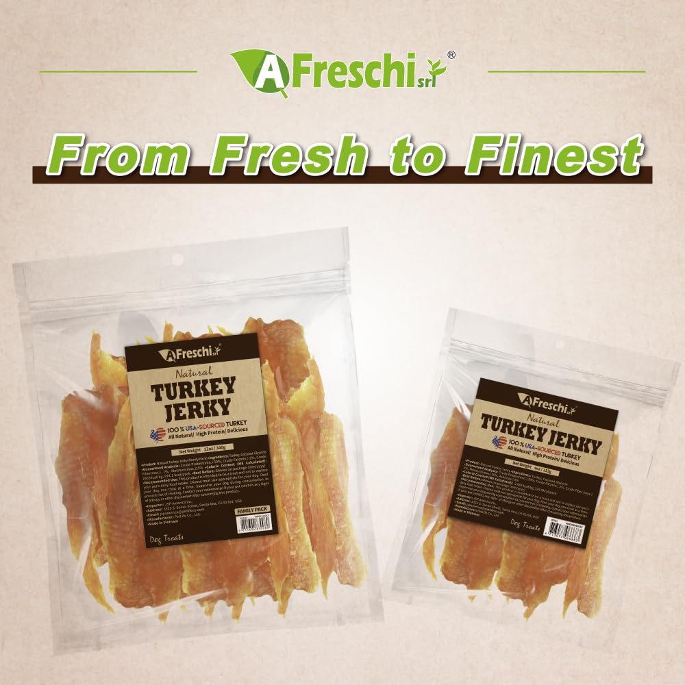 A Freschi pavo natural, pequeña porción para entrenamiento y micro recompensas.