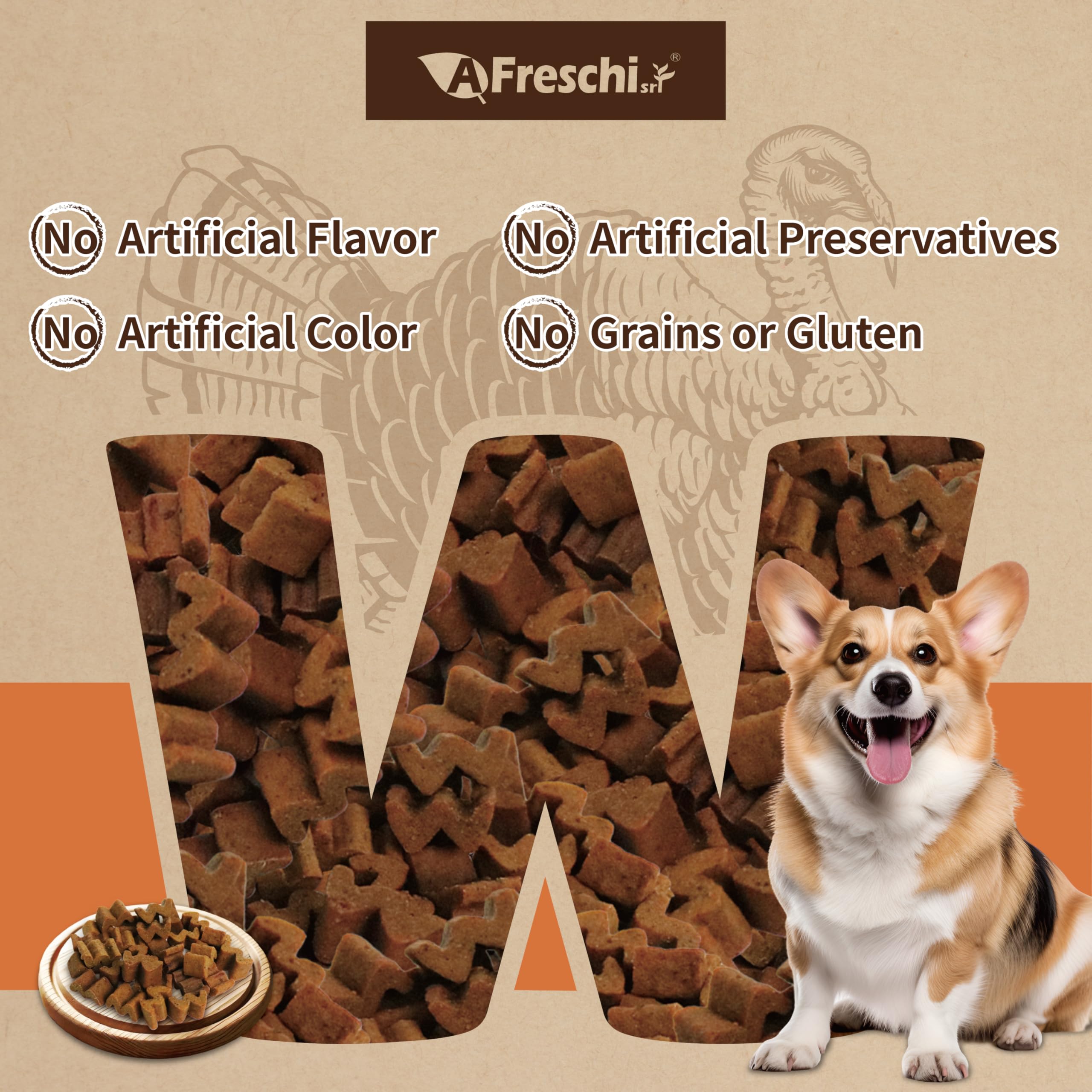A Freschi srl aprobación para perros exigentes, menos desperdicio de comida.