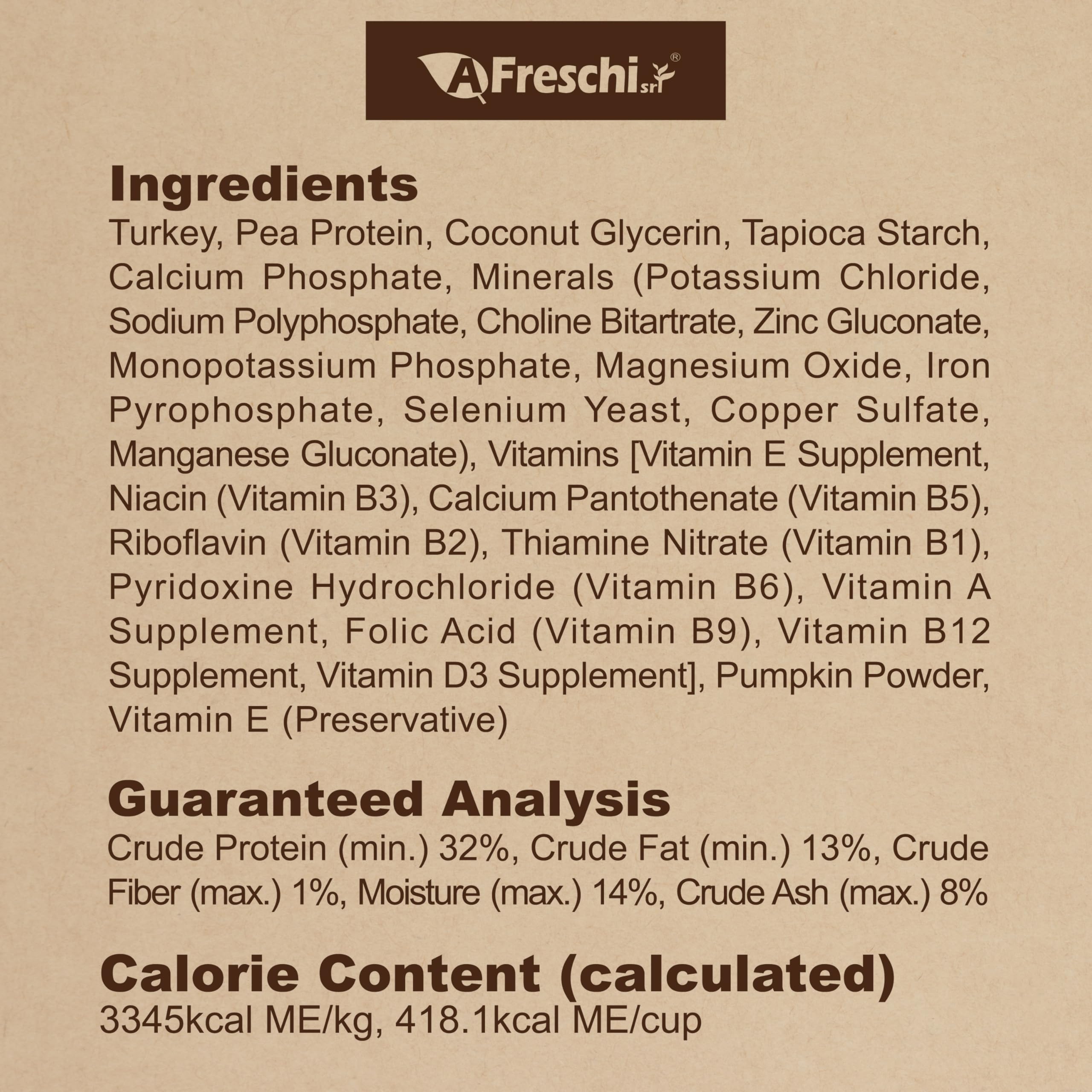 A Freschi srl bolsa de inicio de 1 lb para prueba y transición.