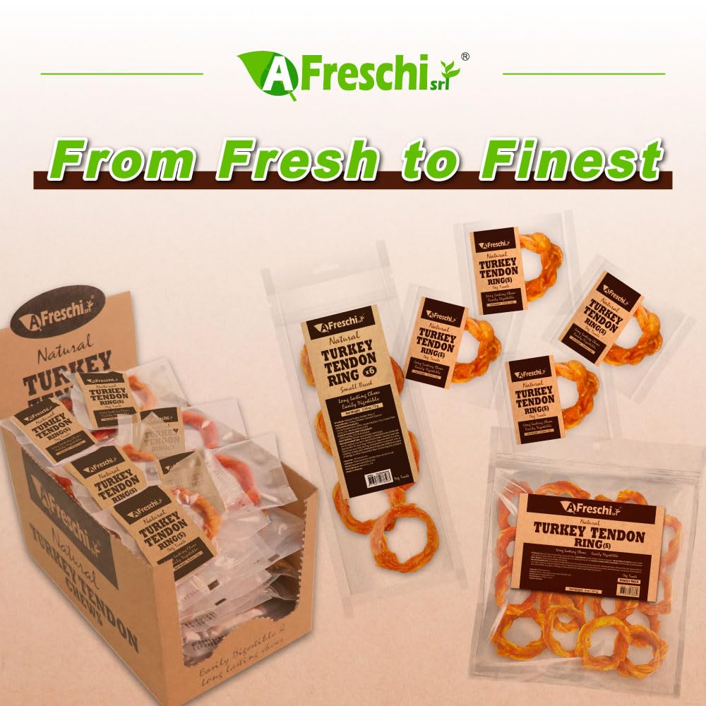 A Freschi srl paquete 8oz: conveniencia y sabor natural para perros que aman masticar.