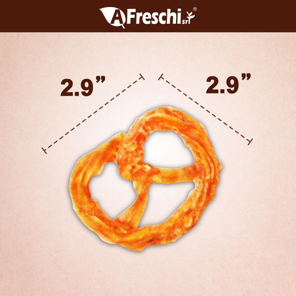 A Freschi srl tendones de pavo para perros, textura masticable para juego prolongado