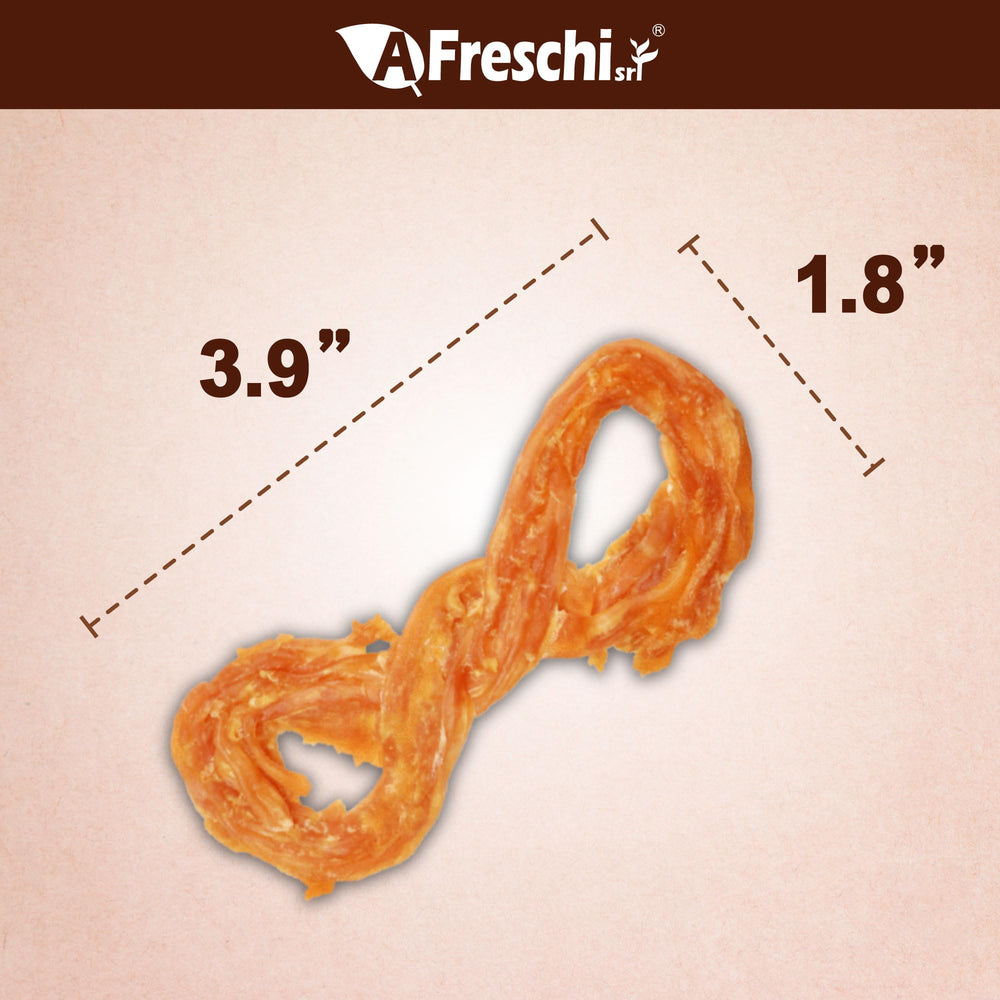 A Freschi srl textura masticable de tendones de pavo para masticar despacio