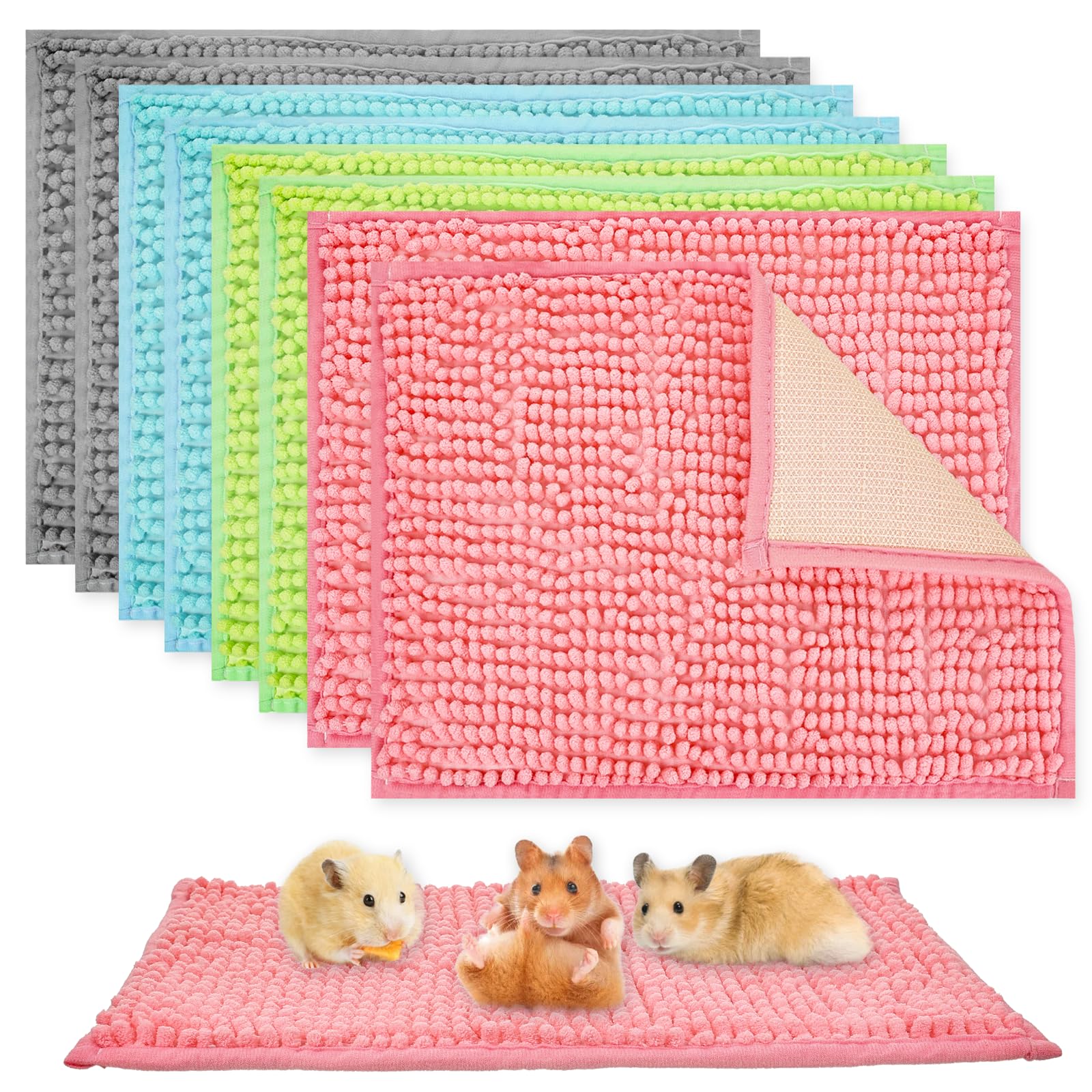 Almohadillas Agolctry: conjunto de 8 para jaula, ideal para mantener limpio el hábitat.