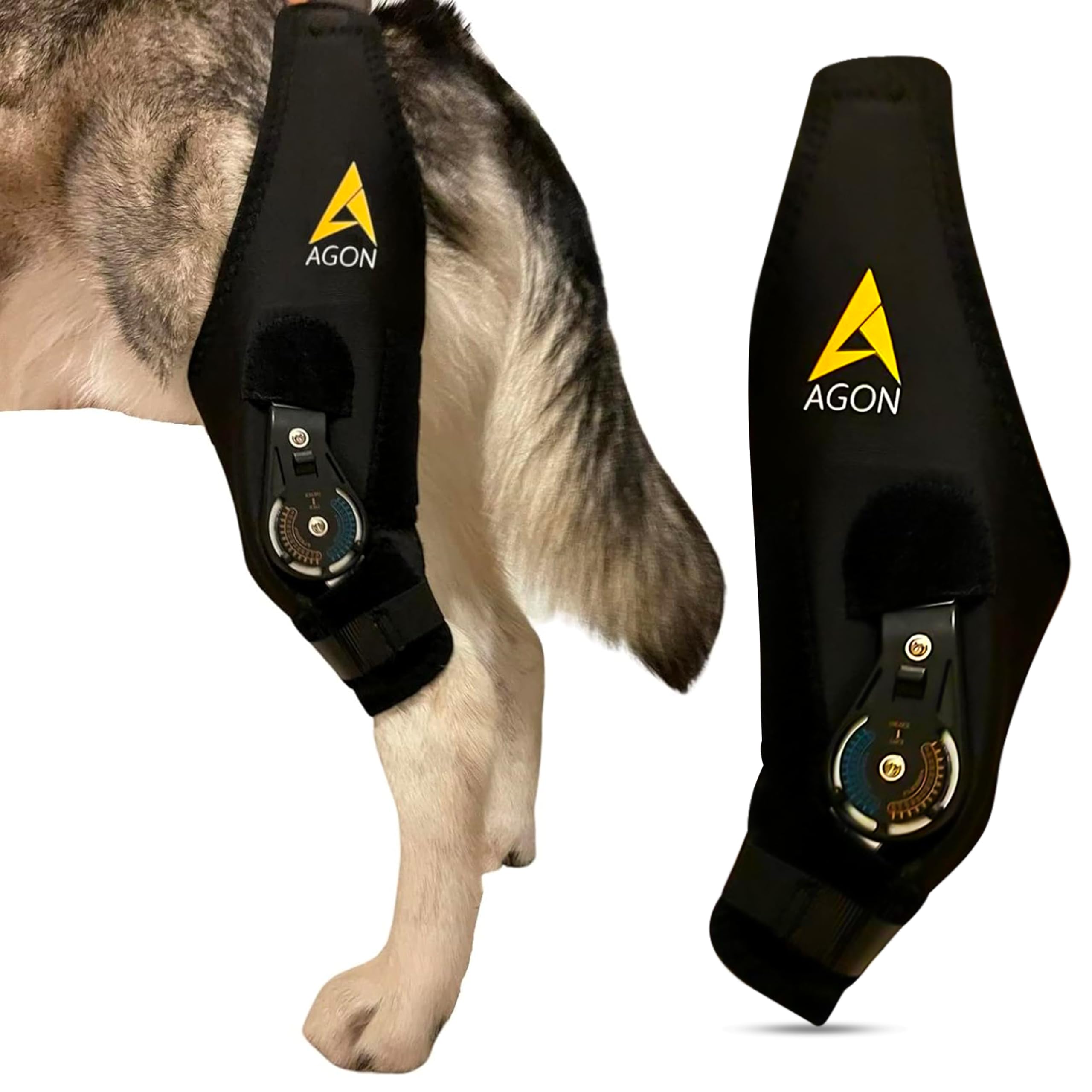AGON rodillera canina, vista general de talla mediana