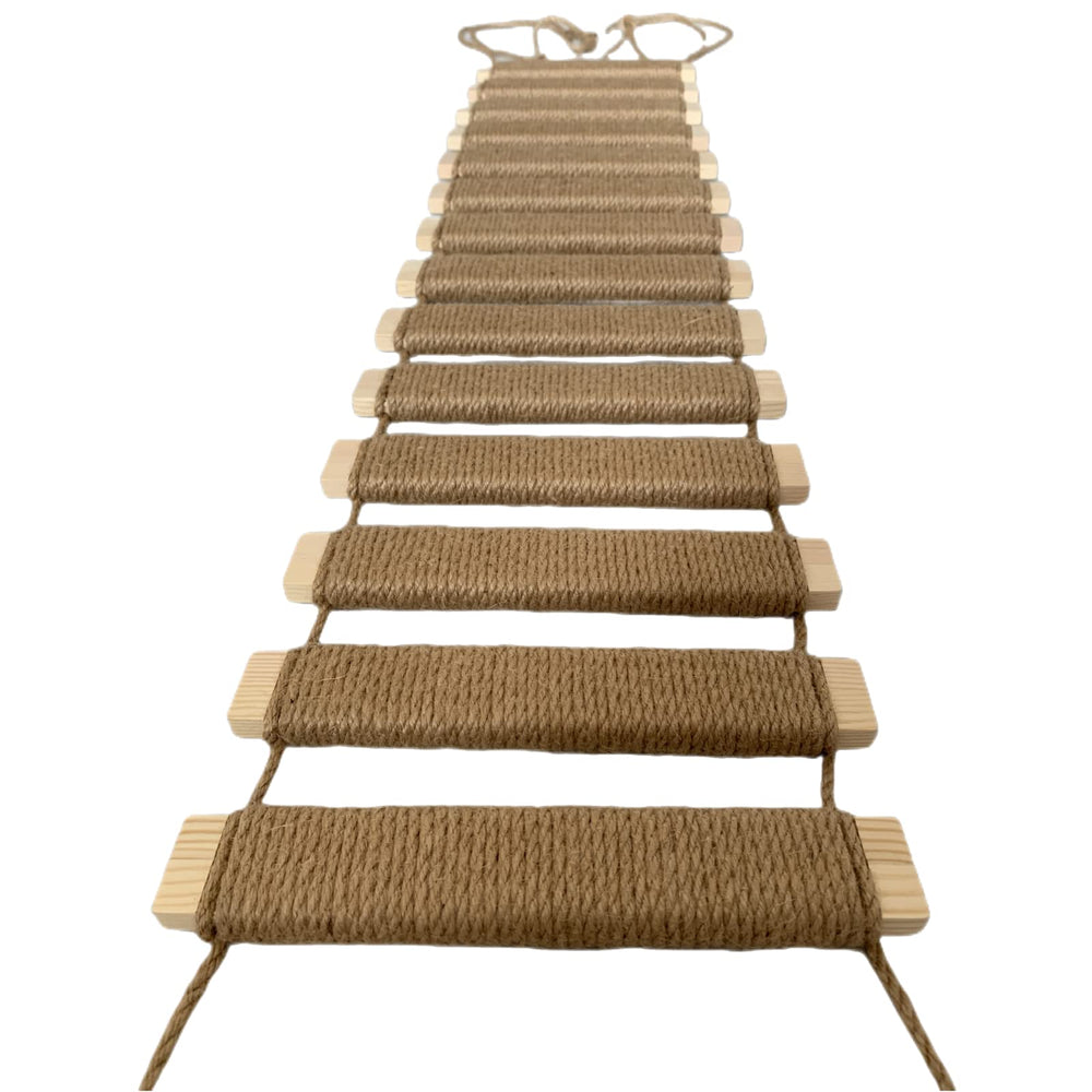 Kit AGRICUE de escalada para gatos: puente de sisal para trepar y rascar.