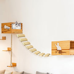 Agricue puente-gatos-22in: paso seguro y juego versátil
