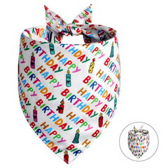 Bandana Agroon para perros de dos caras, diseño triangular reversible