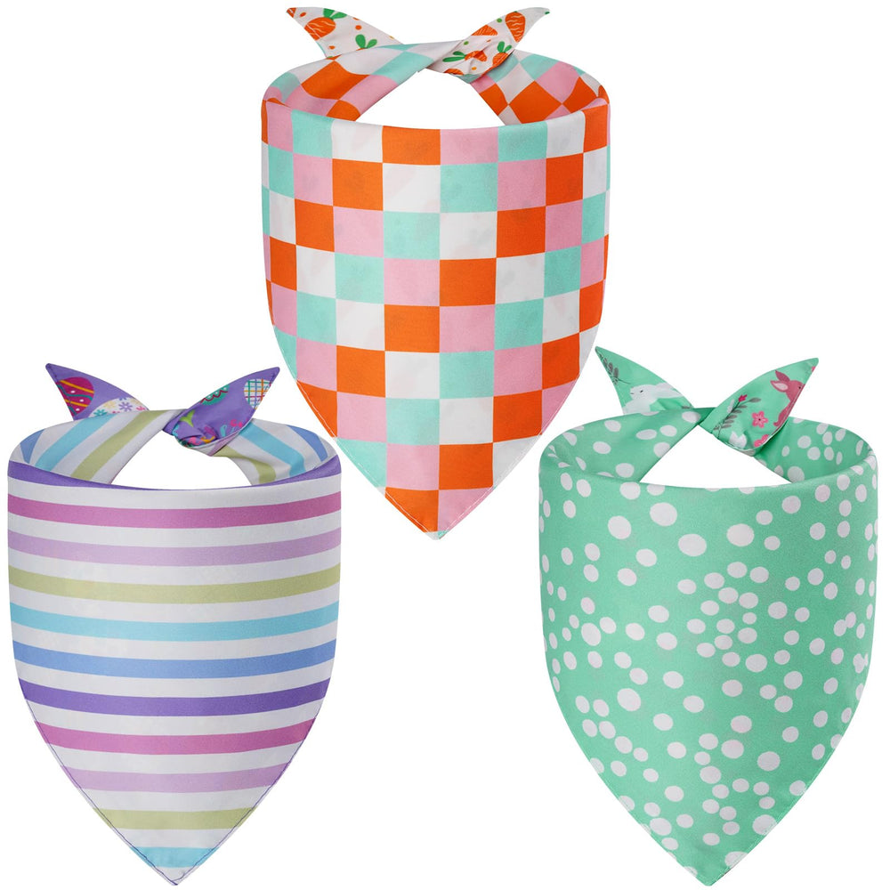 Bandana Agroon Pascua, modelo conejos y colores vivos, ideal para looks en paseos.