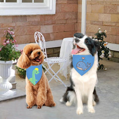 Bandana Agroon azul grande para paseo diario, añade estilo a tu perro.