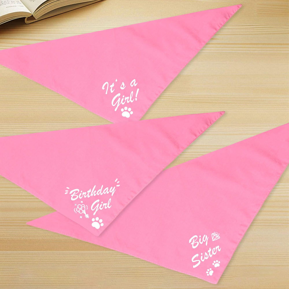 Bandana Agroon rosa grande diseño liso para personalizar con ideas