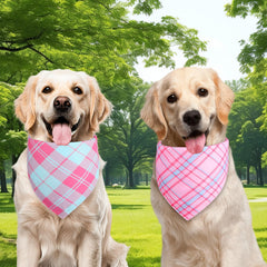 Agroon bandana para perro talla grande, ajuste seguro y estilo vibrante.