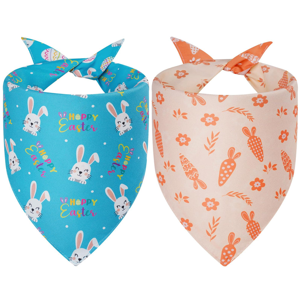Agroon bandanas pascua para mascotas, colorido diseño, uso diario seguro y cómodo.