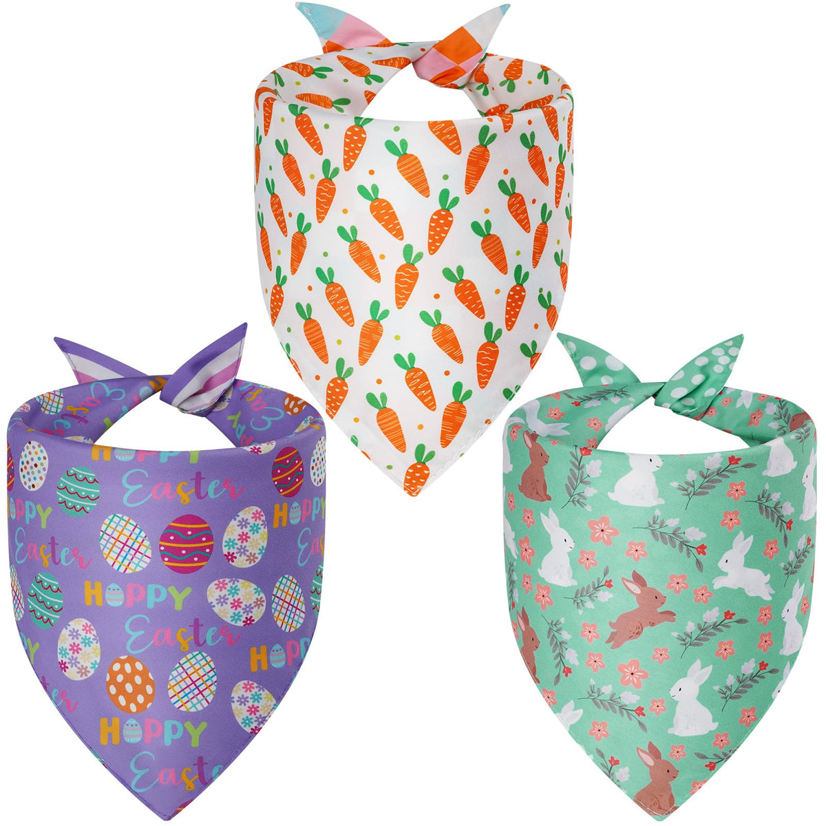 Bandana Agroon Pascua doble cara para looks festivos en tu mascota.
