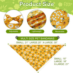 Bandana Agroon para perro, diseño a rayas en una cara para combinaciones modernas.