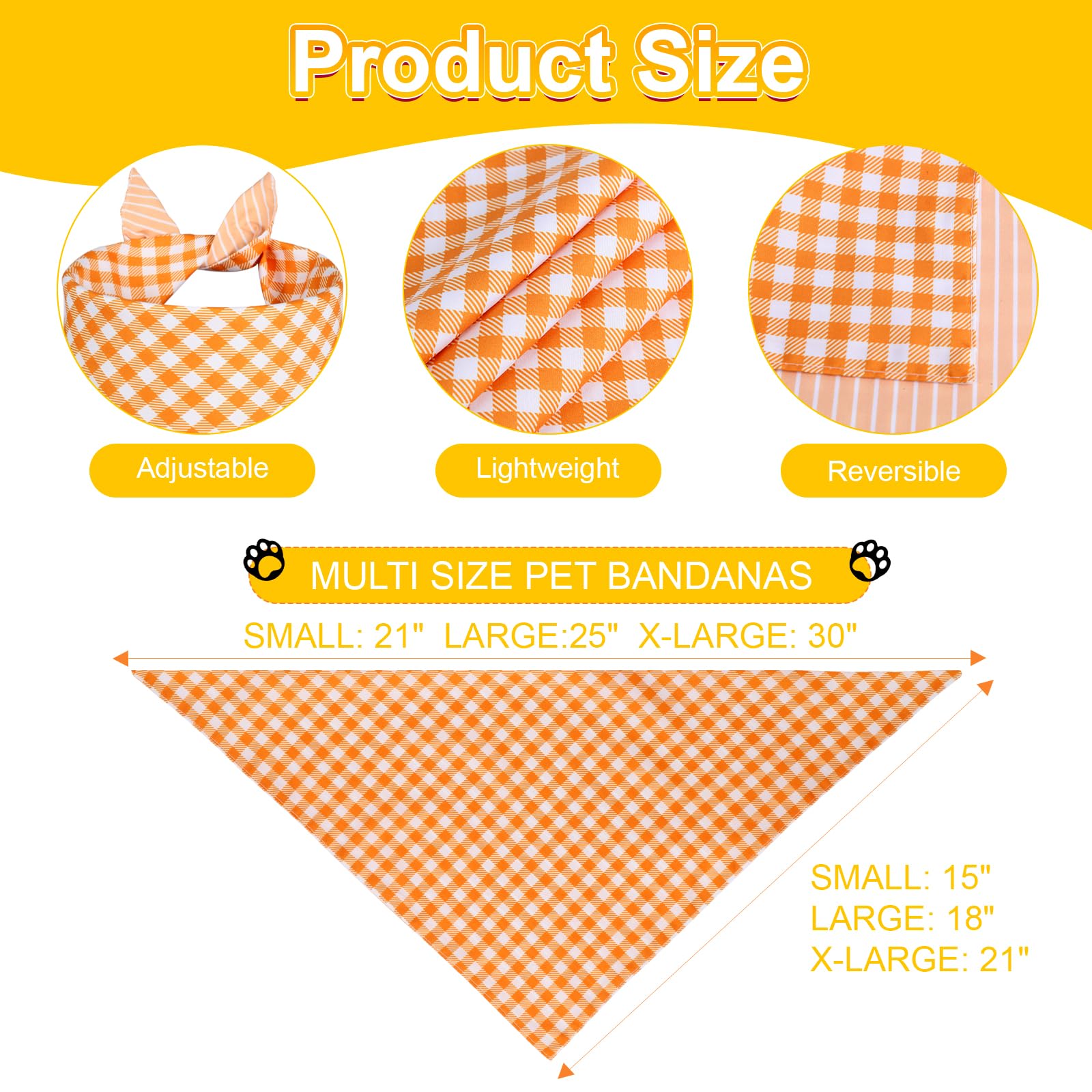Bandanas Agroon para perro: dos lados, diseño reversible para estilos variados.