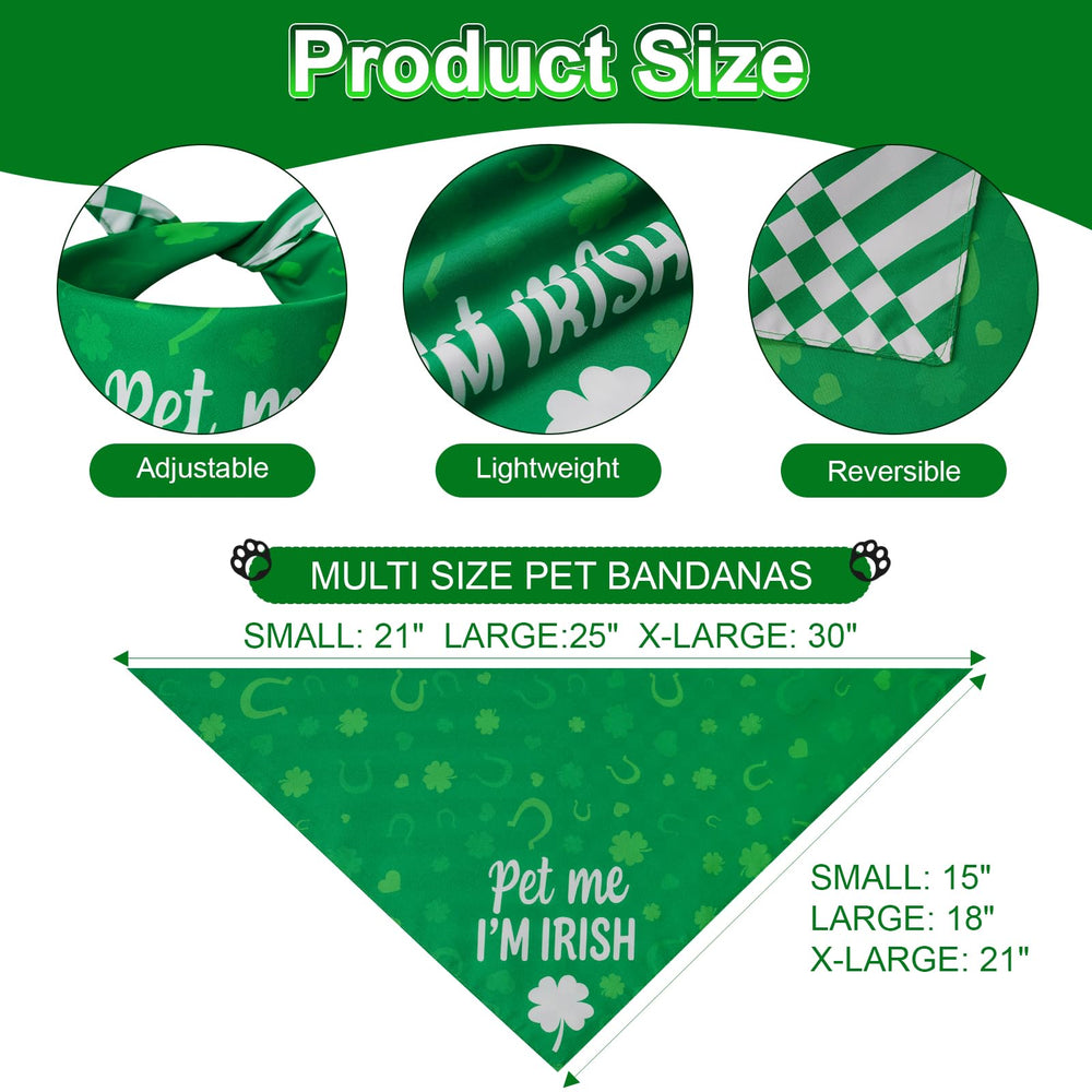 Bandana Agroon Saint Patrick en reverso, diseño versátil para múltiples ocasiones