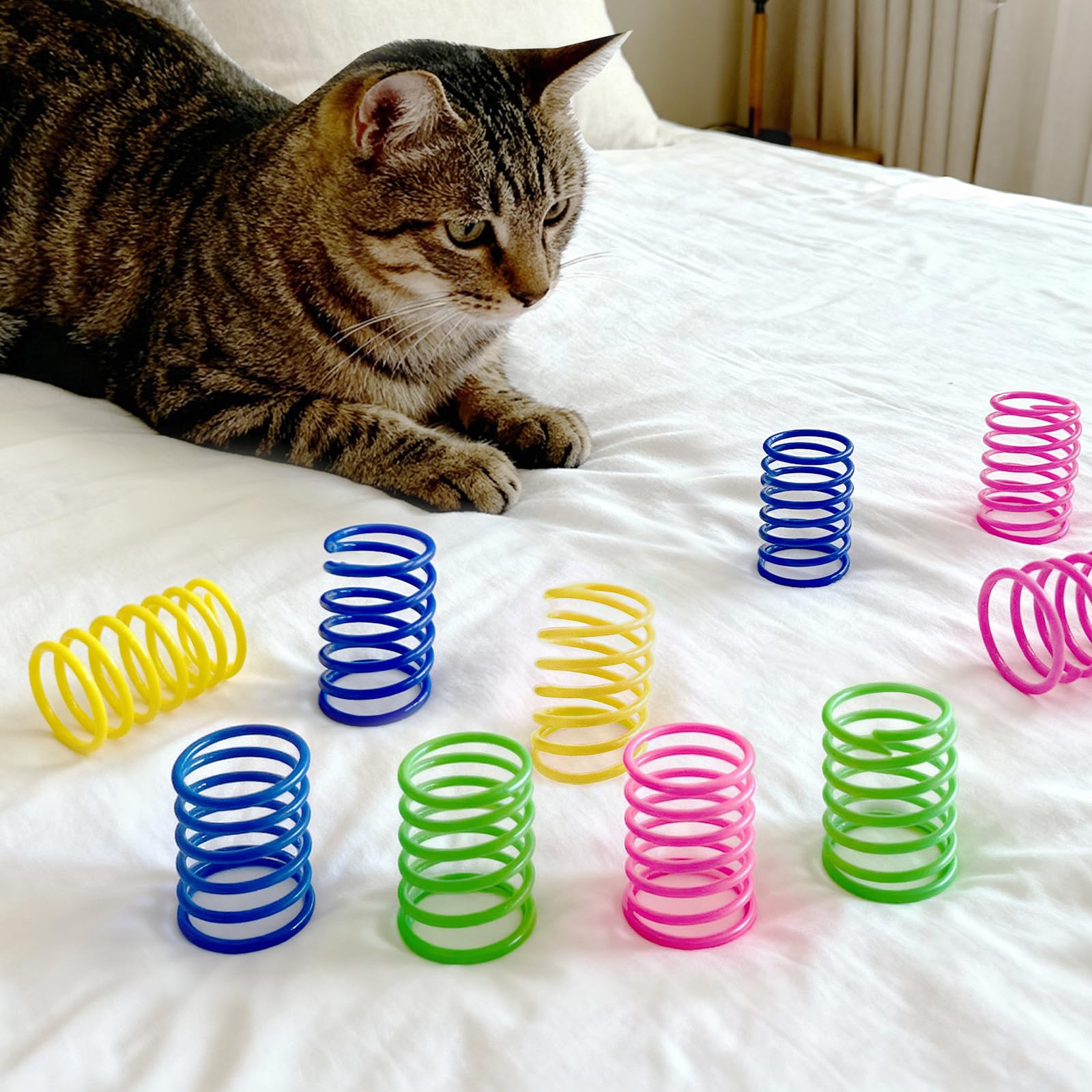 AGYM: caja de 90 juguetes, opción económica para varios gatos.