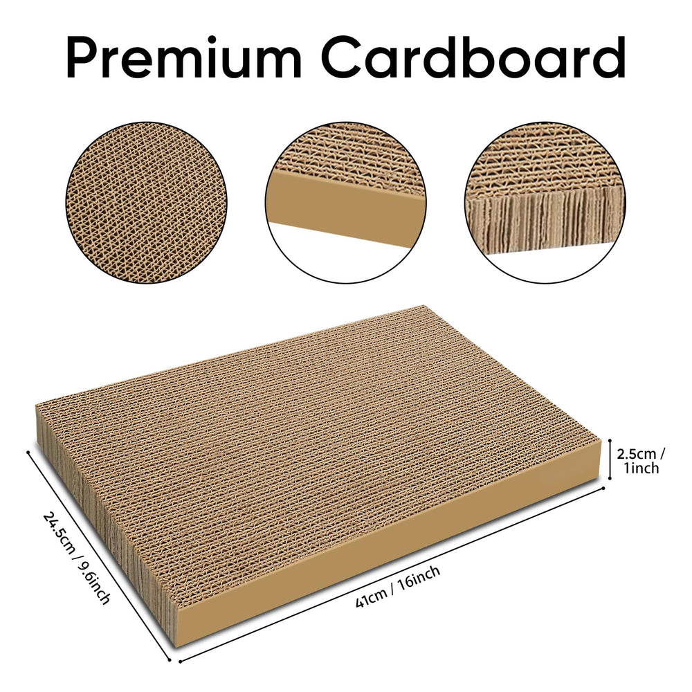 AGYM material carton corrugado sin olor, rascador seguro para felinos.