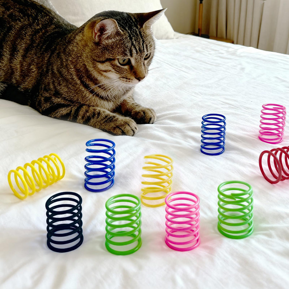 AGYM muelle espiral plástico duradero, resistente para juego diario.