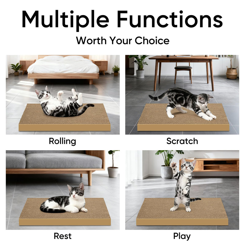 Rascador AGYM para gatos en esquina, diseño práctico para el hogar