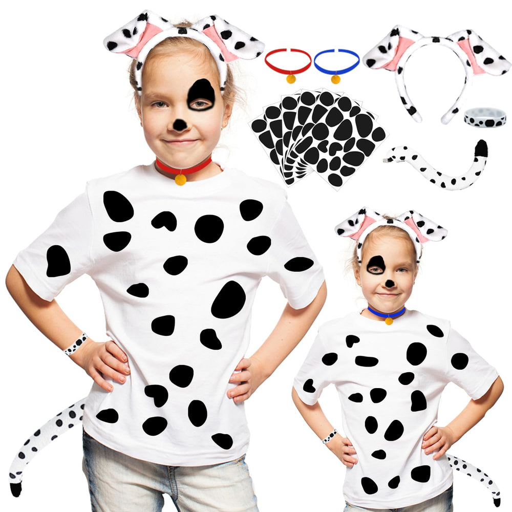Ahuimeius disfraz dálmata: orejas para completar un look divertido en Noche de Brujas