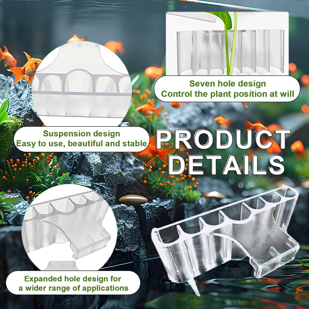 Aidmi-gancho-largo-para-soporte-acuario, fijación segura y fácil reposición de accesorios.