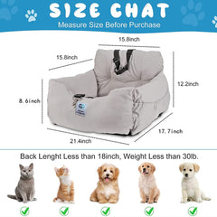 AidouPet funda lavable a máquina para una limpieza rápida tras viajes.