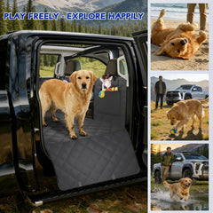 AIEDOULER cobertura para cabina Crew Cab 59 in x 29 in, espacio amplio para perros grandes
