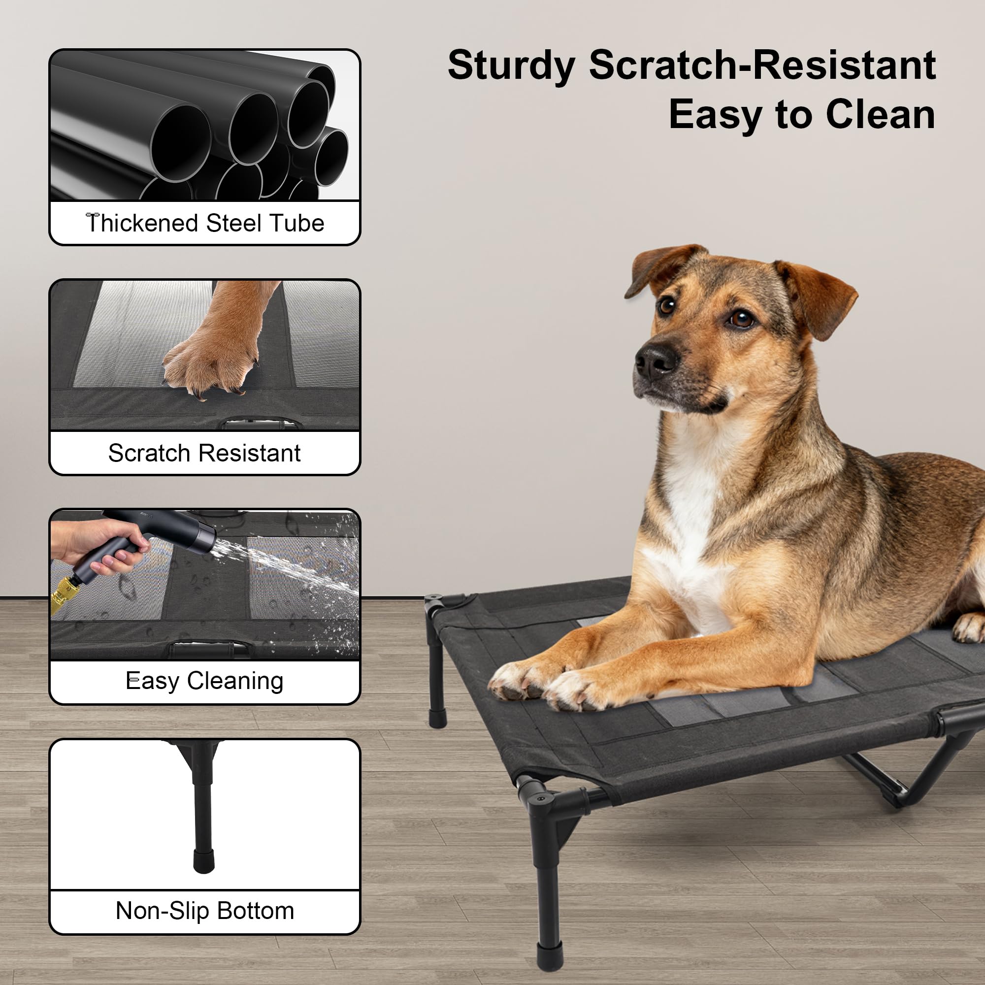 Uso interior y exterior, cama para perro versátil Aimease