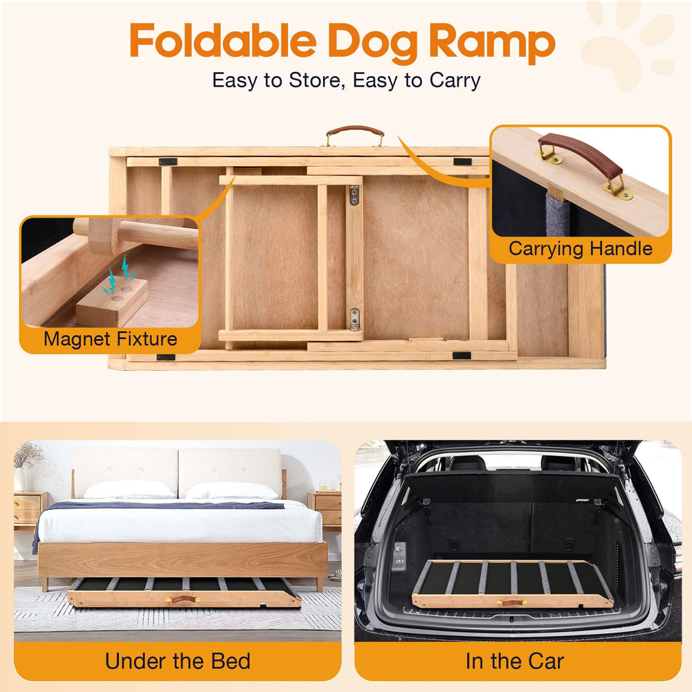 AIMSEAL rampa para perros, casi lista para usar, lista para ayudar.