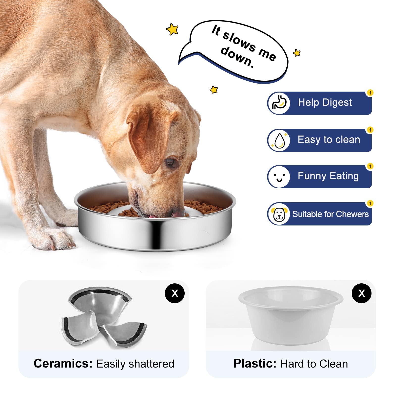 AIPERRO apto para lavavajillas, facilita la limpieza tras cada comida.
