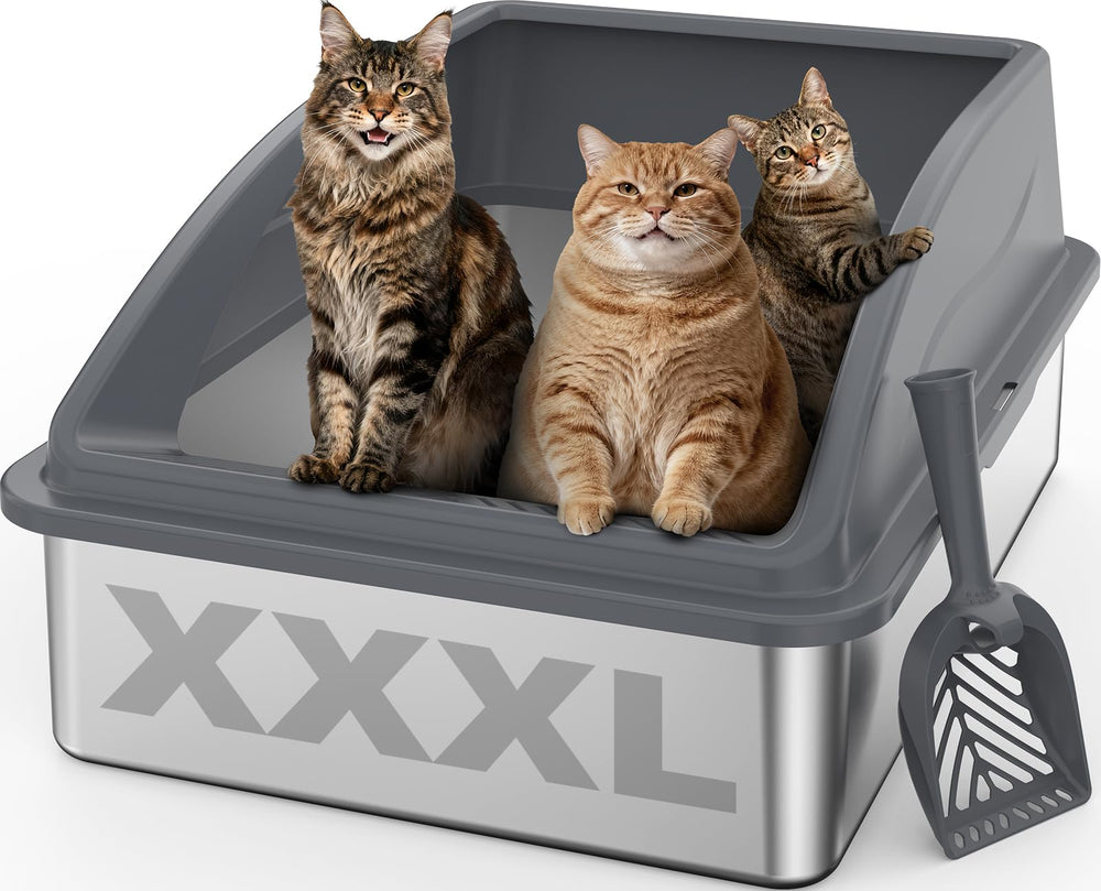 AIPERRO caja para gatos extralarga, ideal para multi-gatos y mayor comodidad.