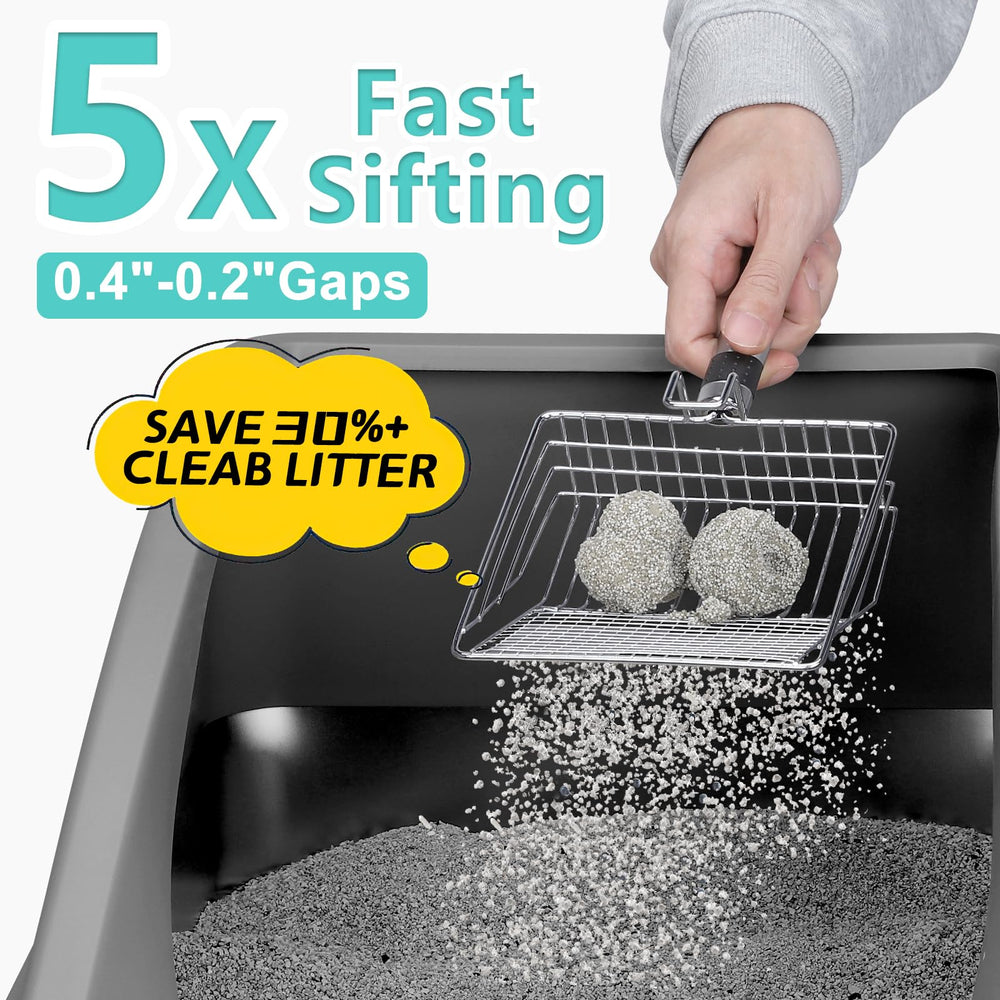 AIPERRO caja XXL de 23,2 x 15,7 x 14 pulgadas para gatos grandes.