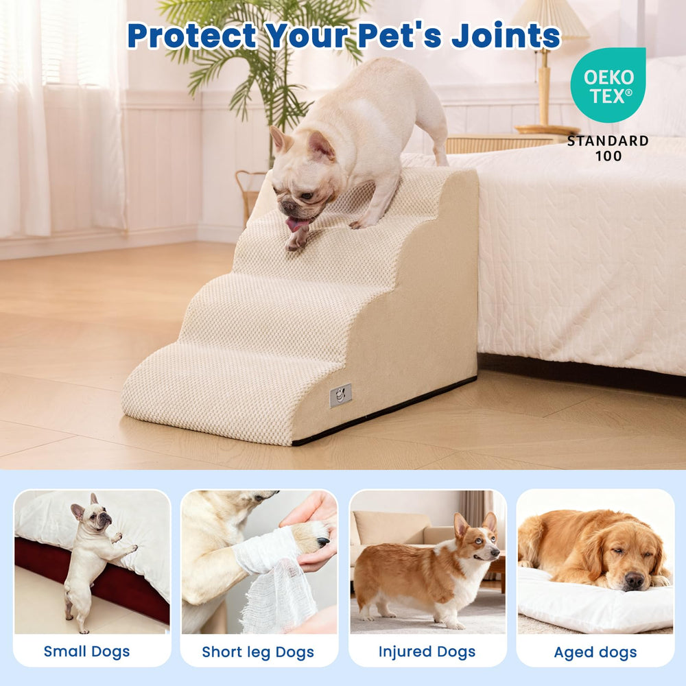 Airpanda escalera para perro con espuma de alta densidad, soporte cómodo.