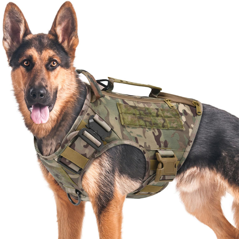 AIWAI arnés mochila para perro grande camuflaje, ideal para entrenamiento