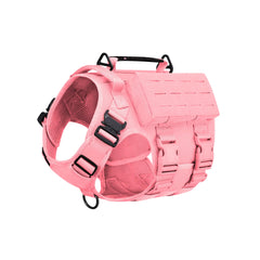 Arnés táctico AIWAI para perro grande con hebillas metálicas para mayor control.