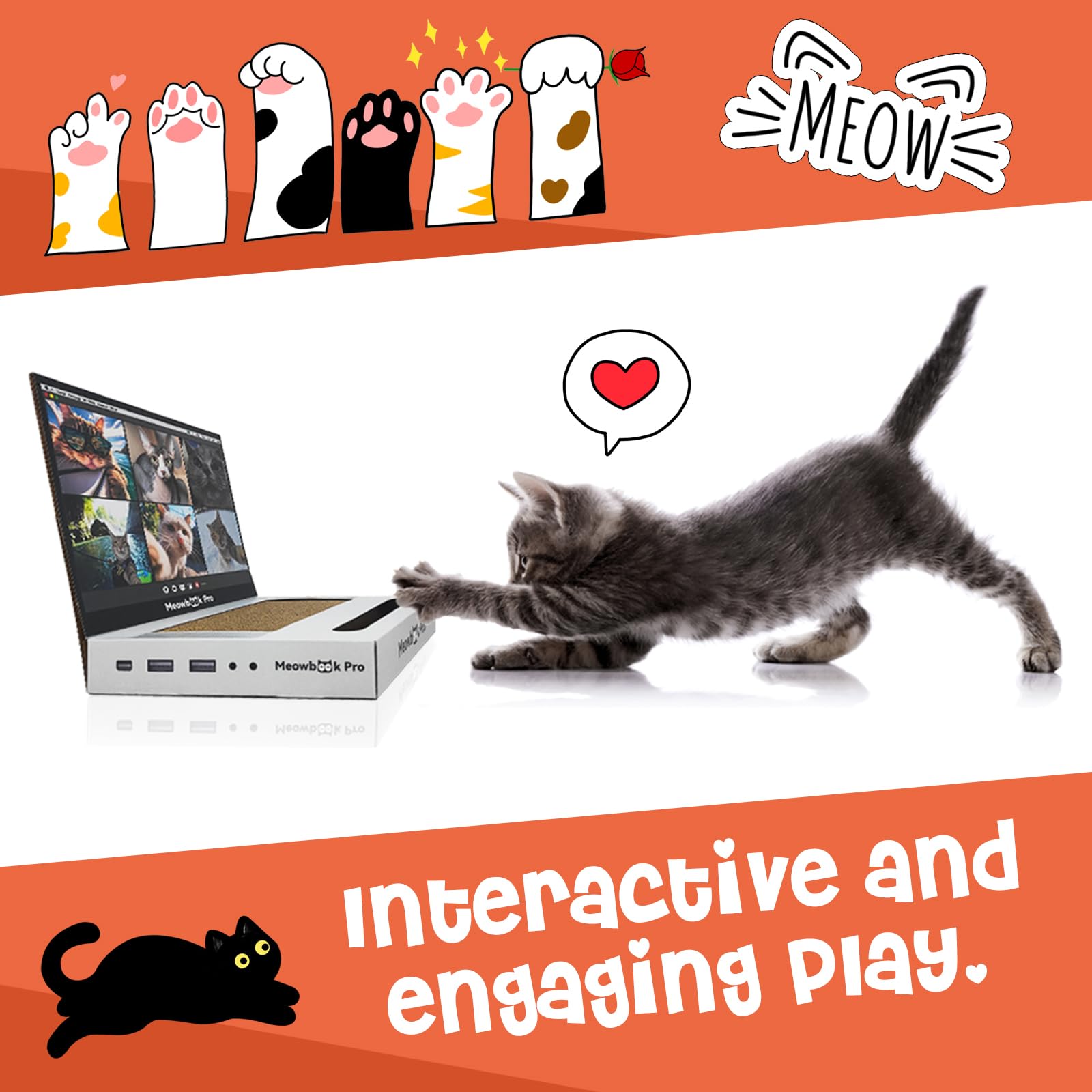 AIWEILUCK bola-sonora-para-gato con sonajero para estimular juego activo.