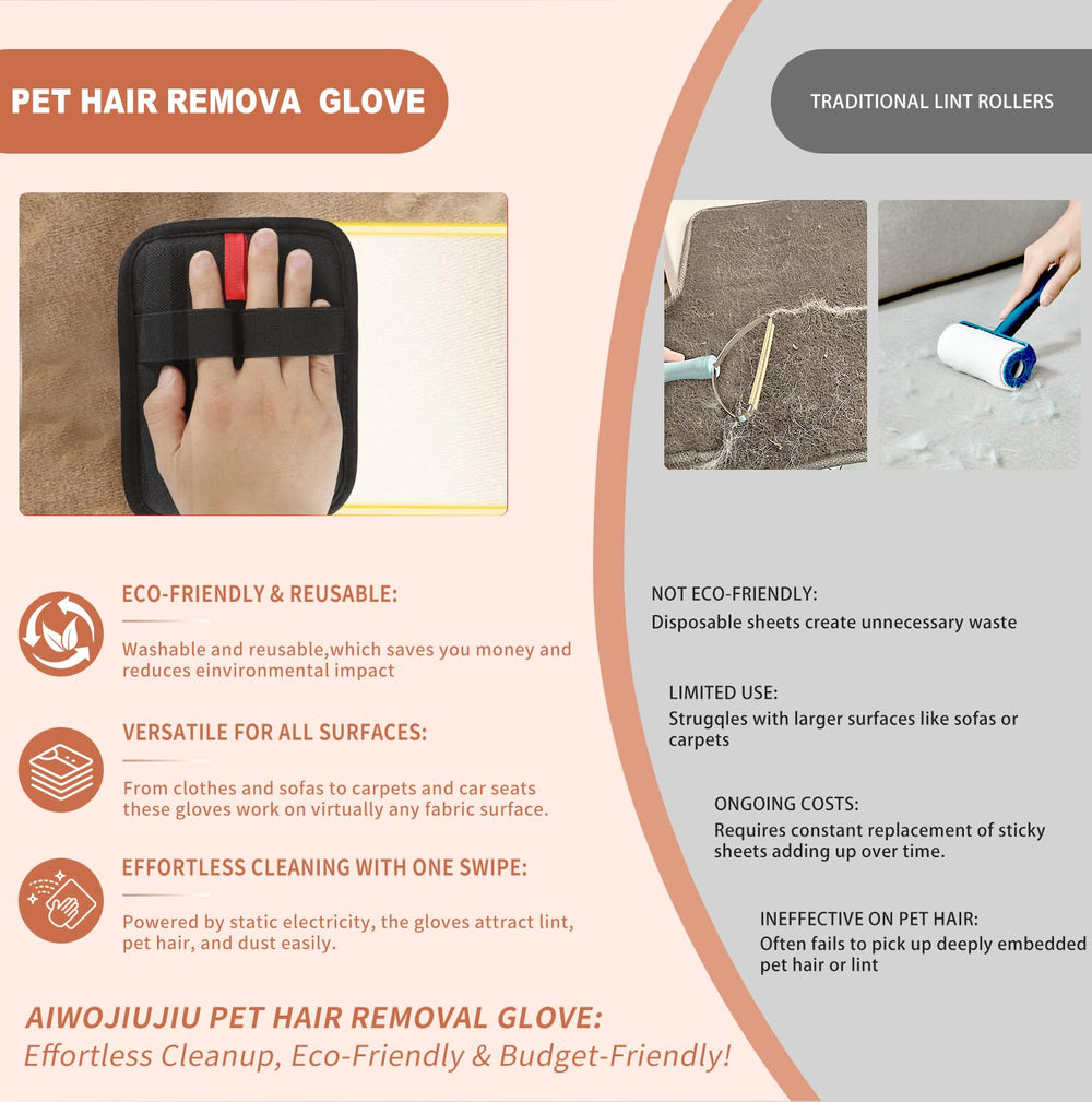 Aiwojiujiu dos guantes pelo par práctico para limpieza rápida