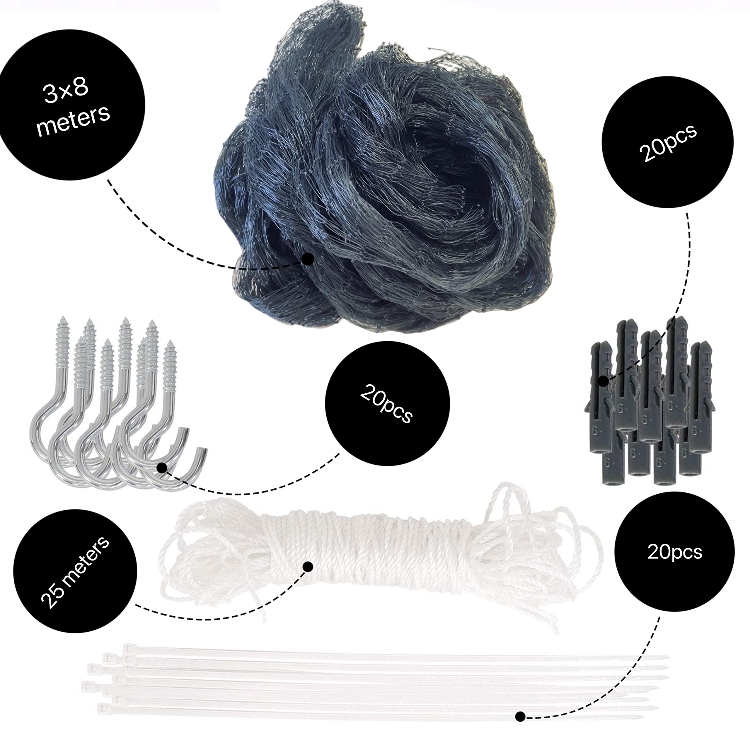 AIYGO malla balcon gato resistente para evitar caidas