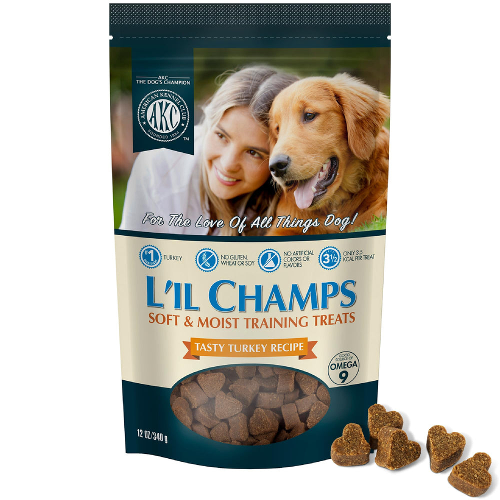 AKC Lil Champs premios suaves para sesiones de adiestramiento.