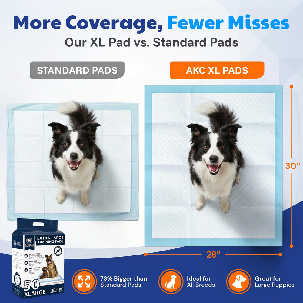 Almohadilla AKC con seis capas para absorción máxima.