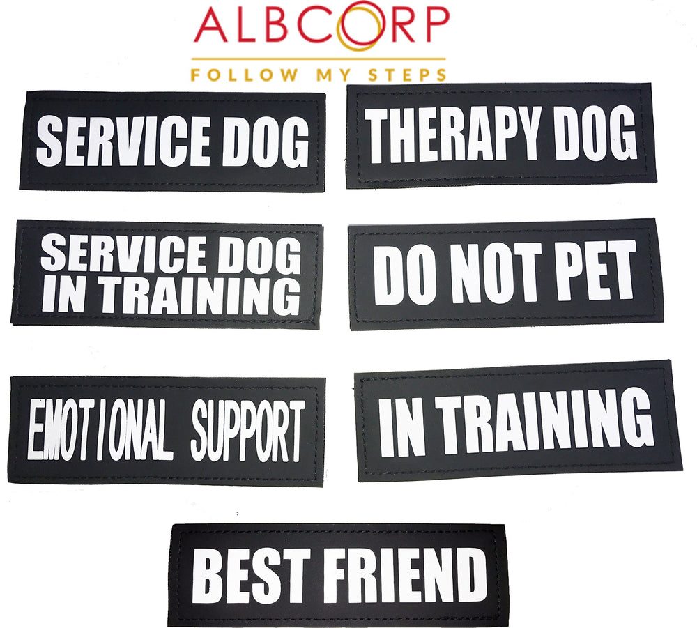 Parche removible e intercambiable ALBCORP para actualizar la identificación del perro.