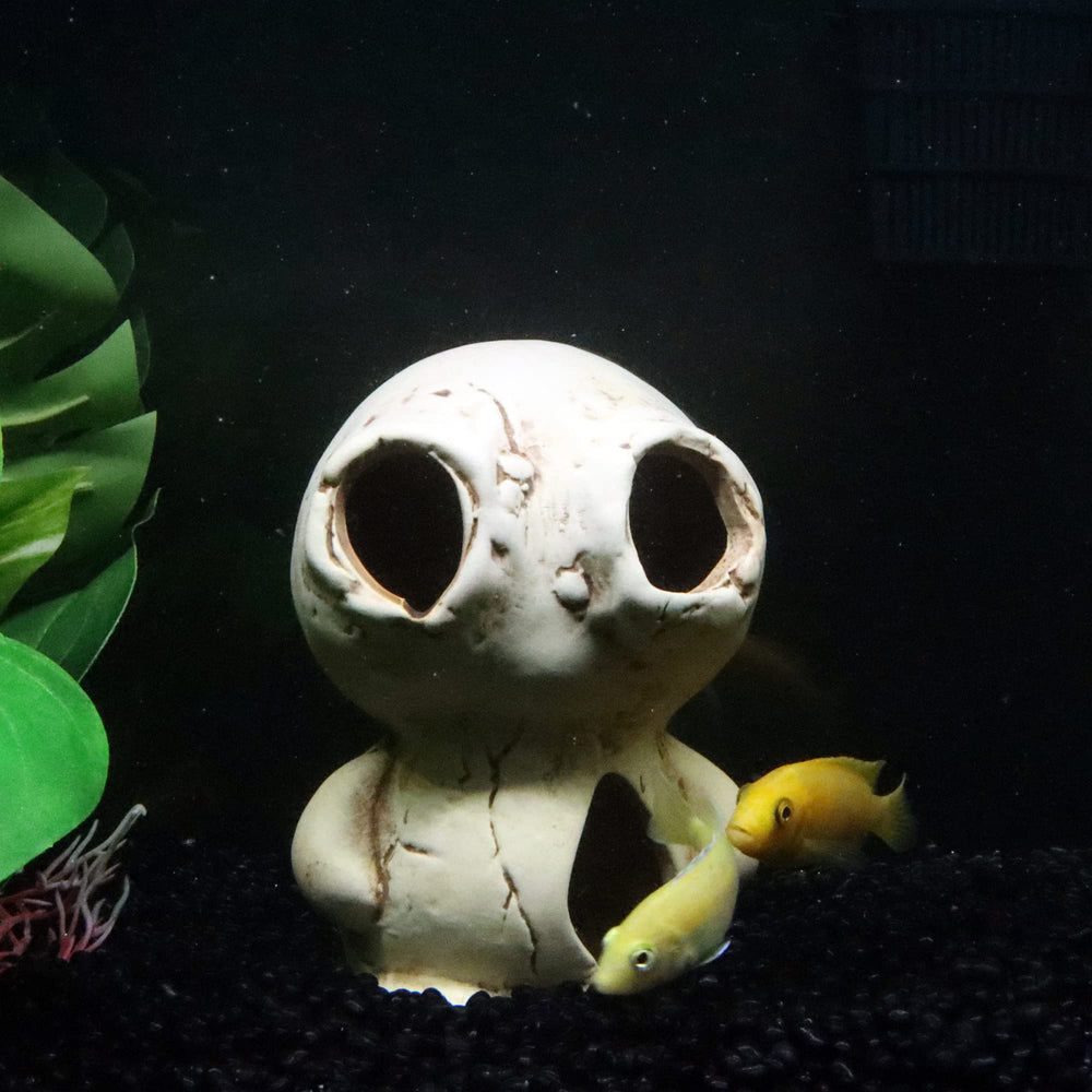 ALEGI decoracion acuario Montaña ceramica, mejora ambiente natural