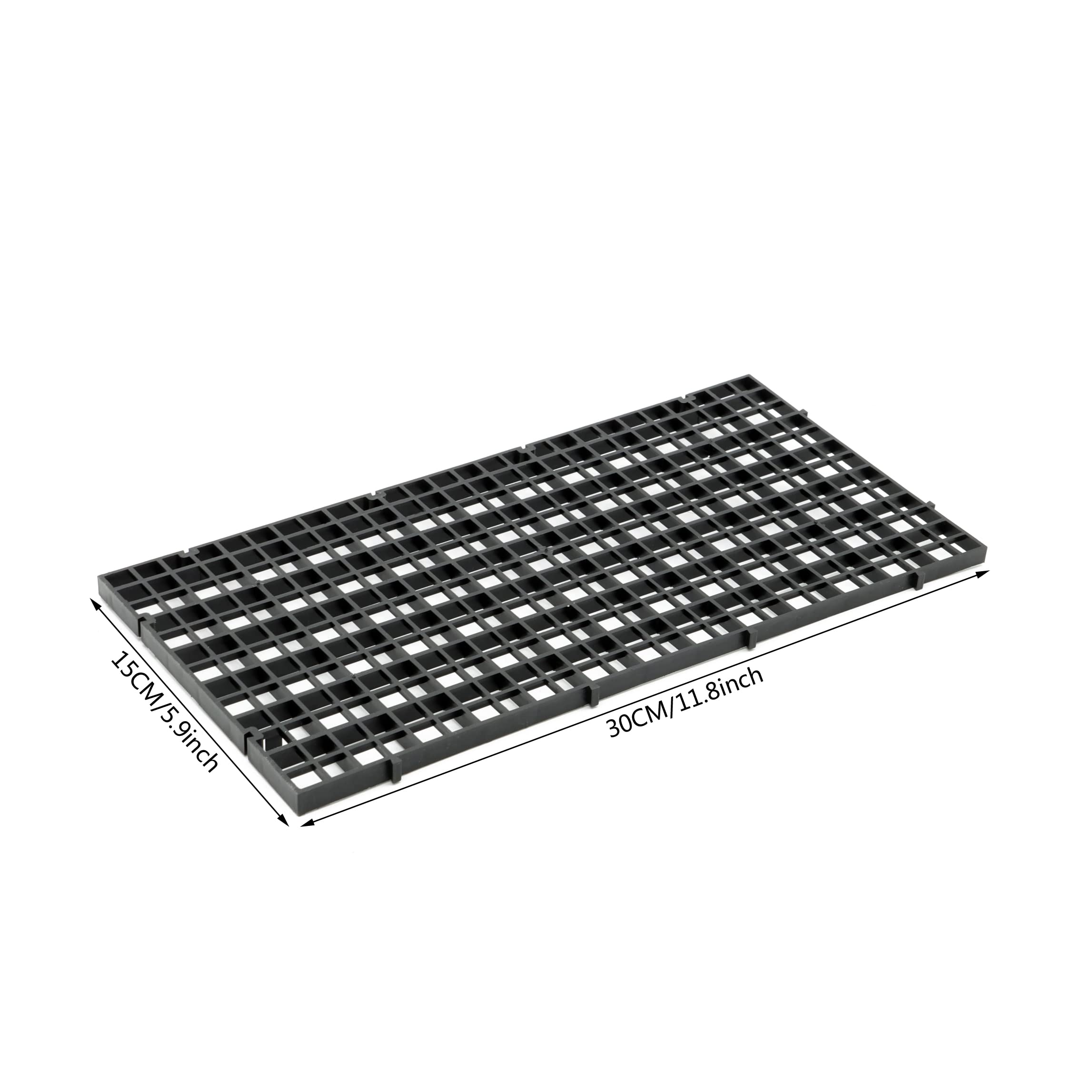 Rejilla divisora ALEGI para acuario, diseño modular para múltiples configuraciones.