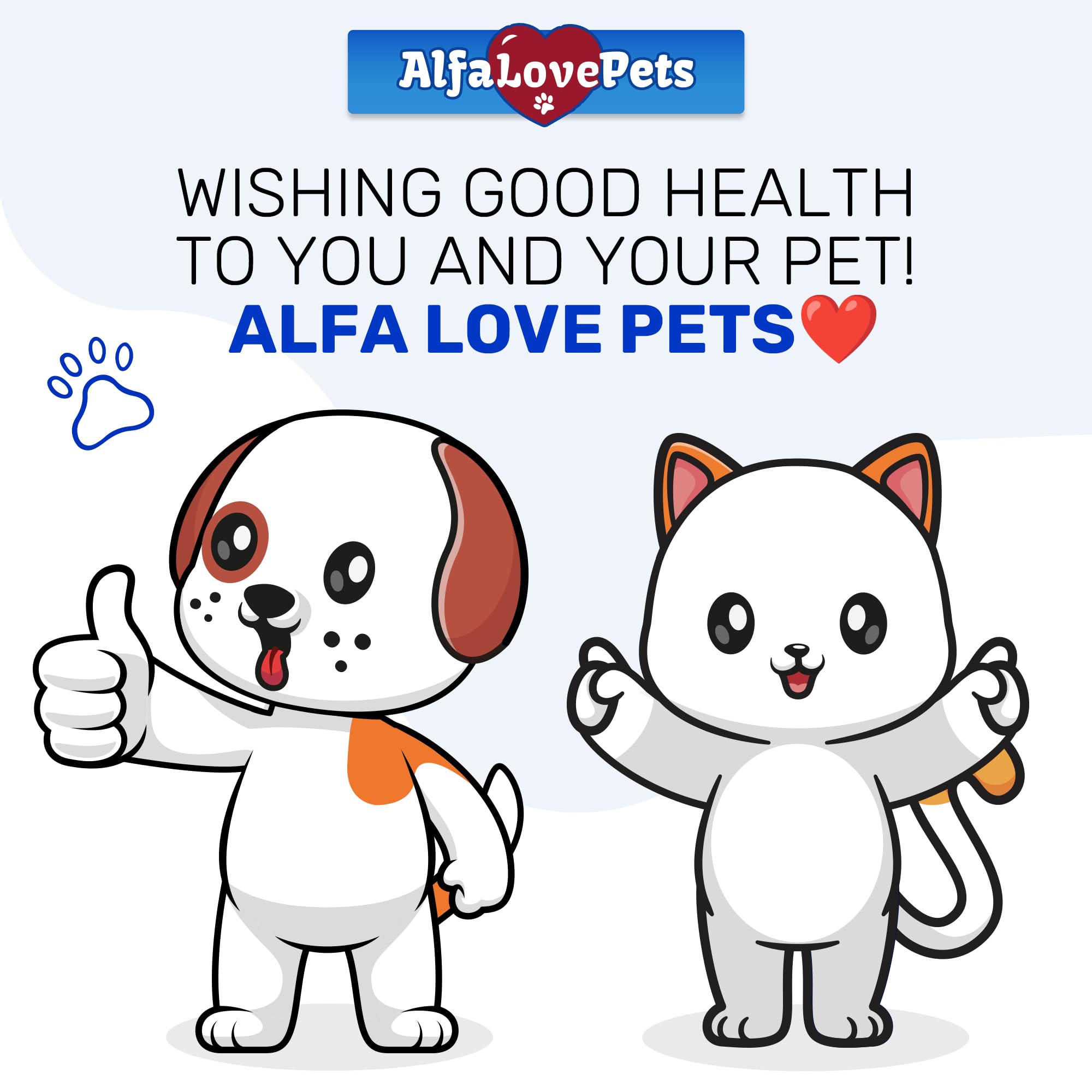 Alfa Love Pets: etiqueta clara y componentes orgánicos para mascotas.