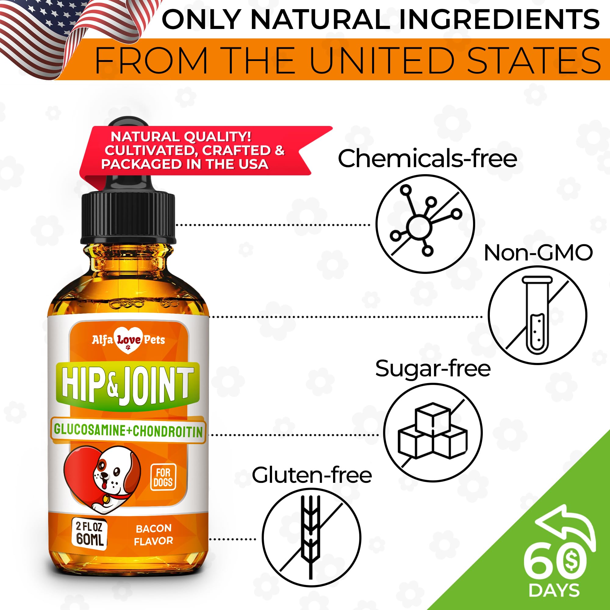 Alfa Love Pets glucosamina para todas las razas: apoyo articular