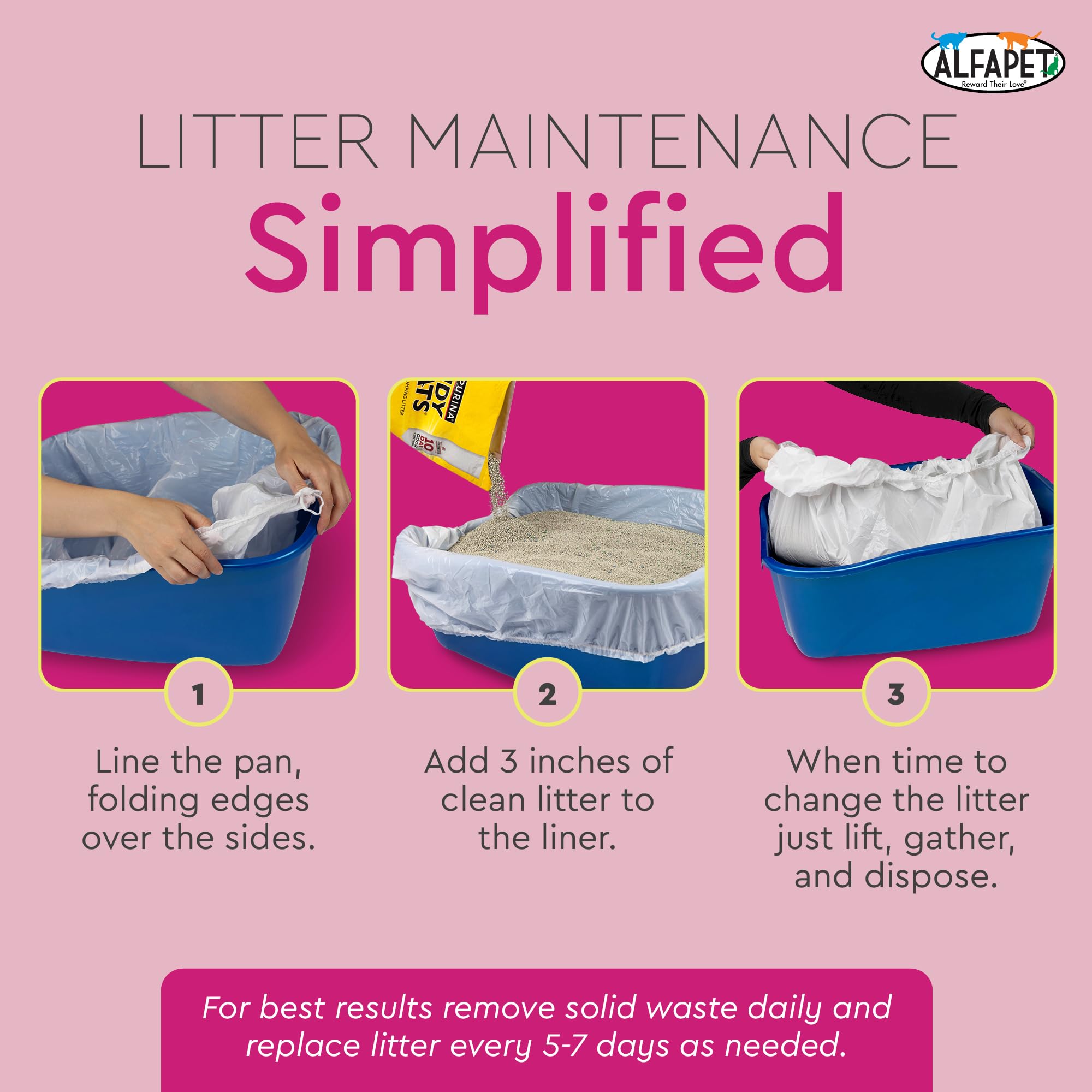 Alfapet dimensiones 37x18 pulgadas para ajuste universal.