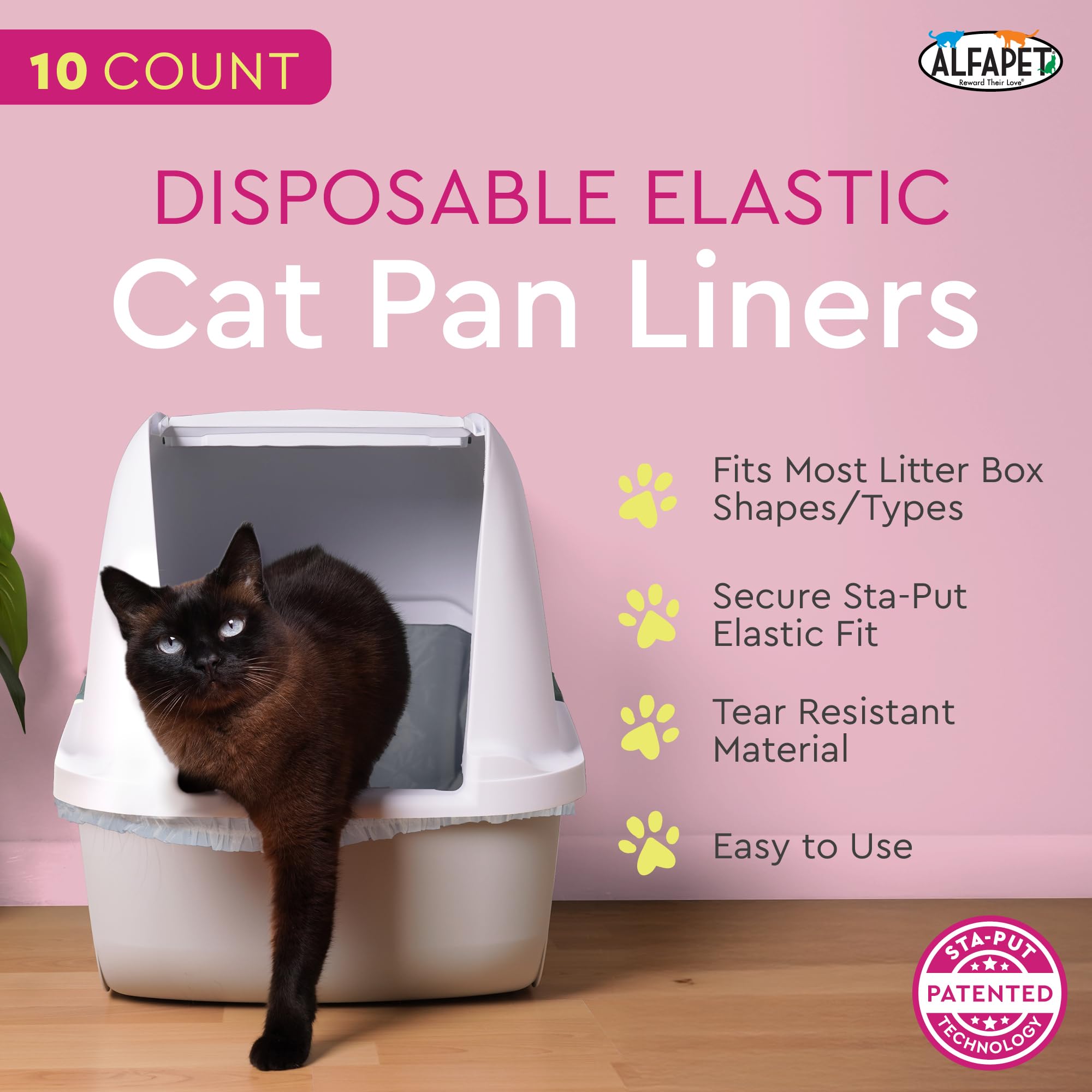 Alfapet Liner resistente a desgarros, ideal para gatos activos