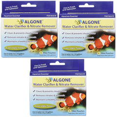 Algone clarificador de acuario con bolsas filtrantes para agua más clara
